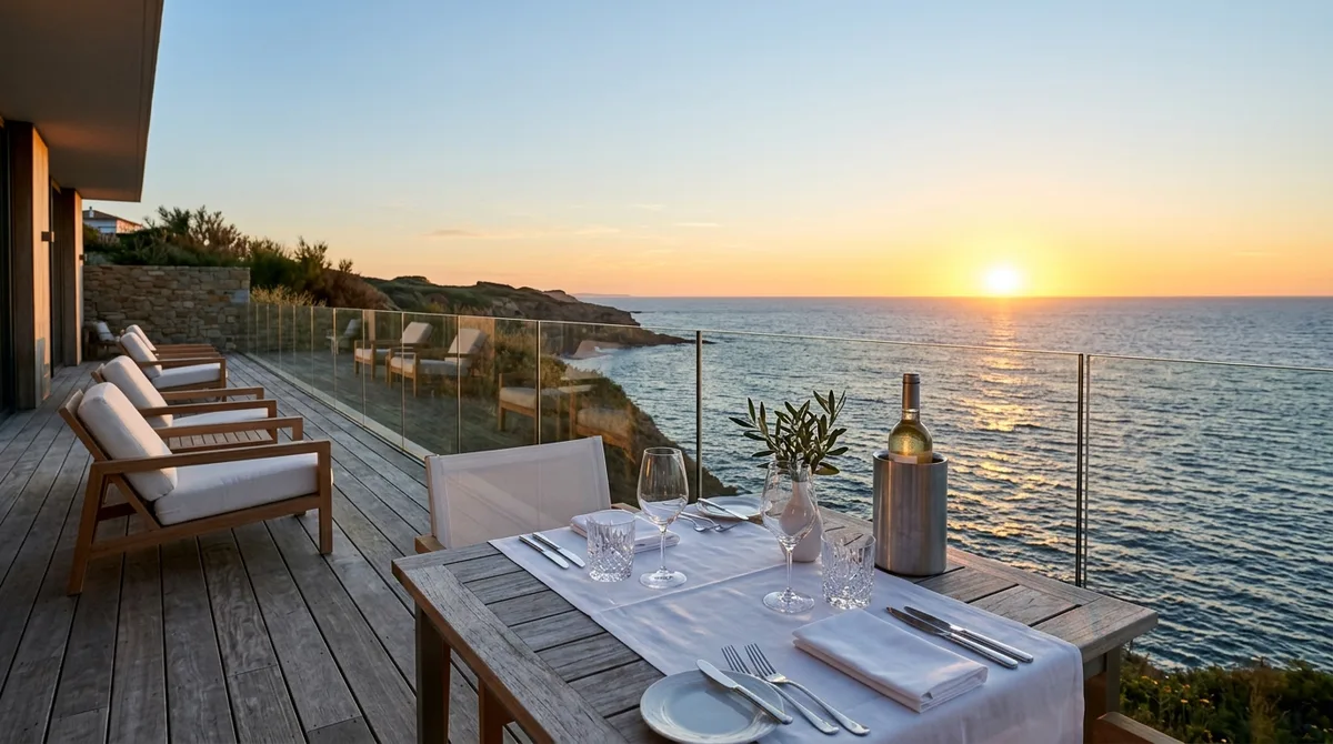 Hôtel avec restaurant et terrasse face à l'océan : les meilleures adresses